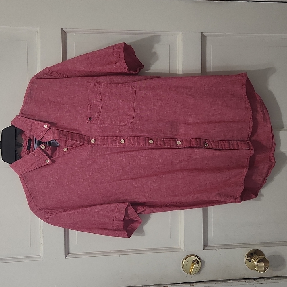 Tommy Hilfiger Cotton/Linen shirt size large